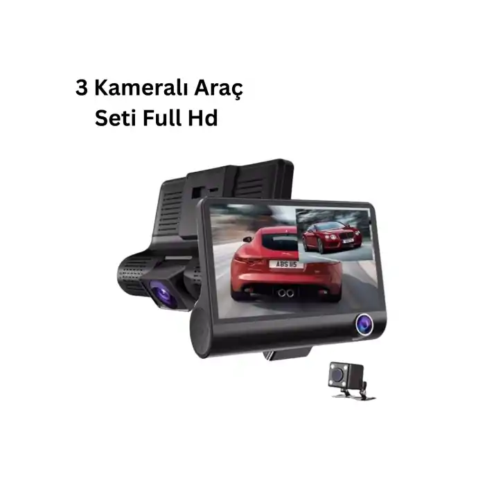 TCX 3 Kameralı Araç Dvr