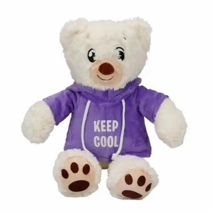 TCX 3192 Kapüşonlu Peluş Ayı 30 cm -