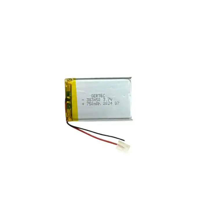 TCX 383450 3.7V 750 MAh Li-Polymer Pil (Devreli/1.5A)