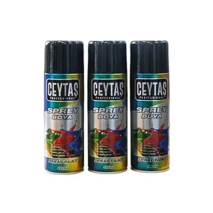 TCX 400 ml Siyah Sprey Boya ( 1 Adet)