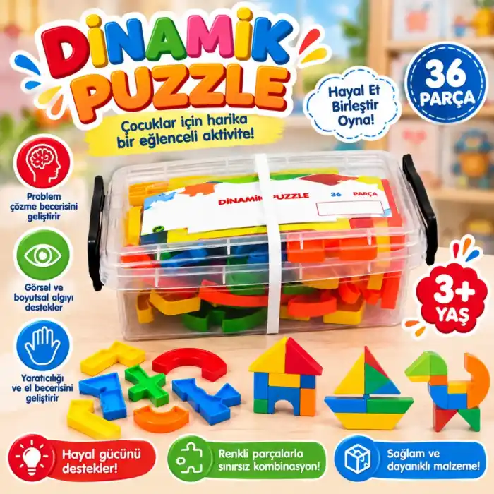 TCX 420 DİNAMİK PUZZLE 40 PARÇA