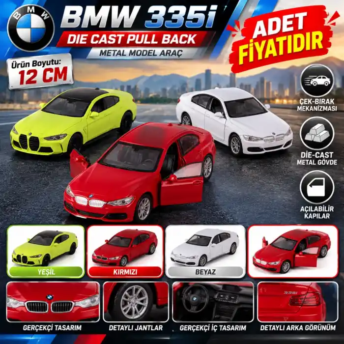 TCX 43659  DİE CAST PULL BACK BMW 335İ