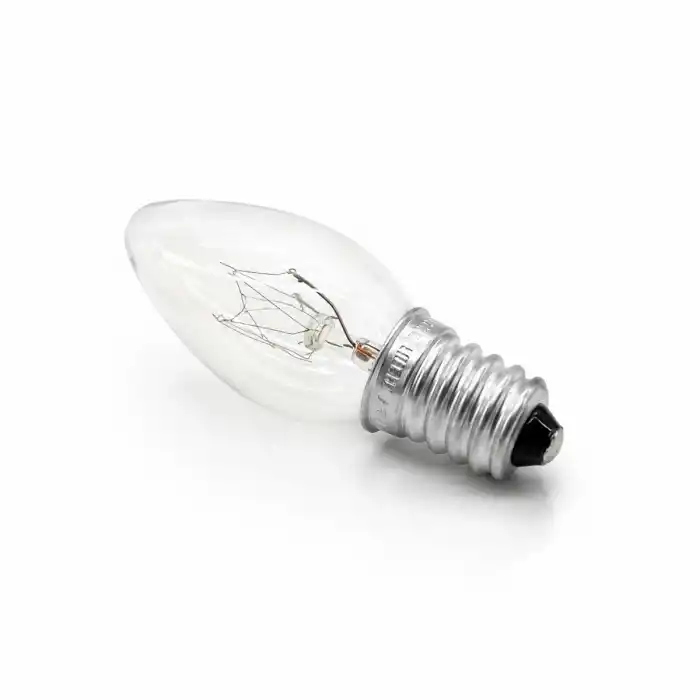 TCX 50 ADET ŞEFFAF GECE LAMBASI AMPUL E14 - 10W C7