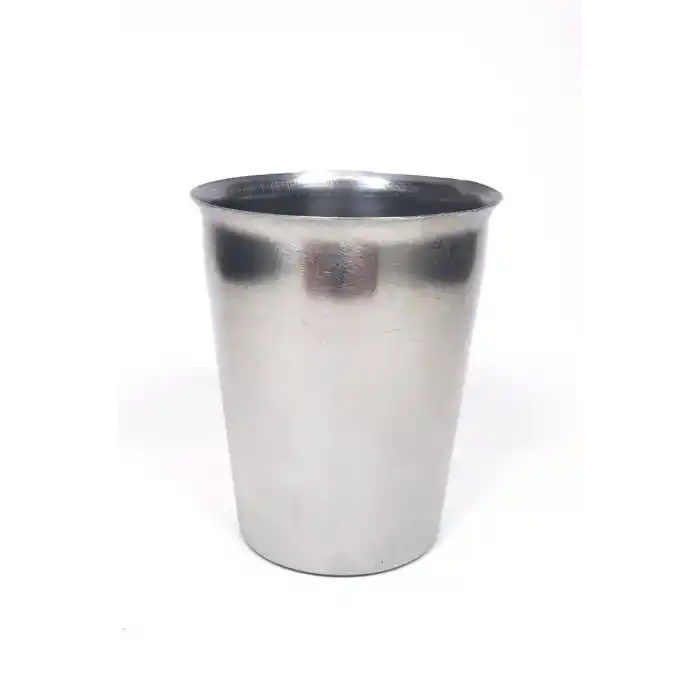 TCX 6 Adet Paslanmaz Çelik Krom Bardak 9 x 7,5 x 5,5cm