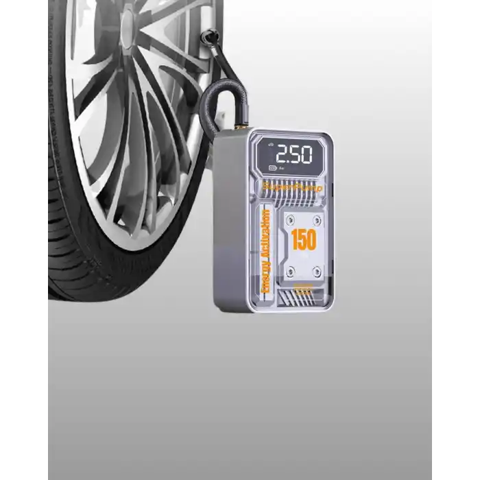 TCX 6000mAh Bataryalı LED Ekranlı Akıllı Hava Kompresörü