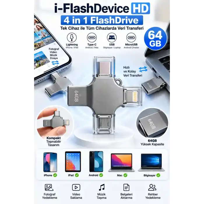 TCX 64 GB FLASH BELLEK