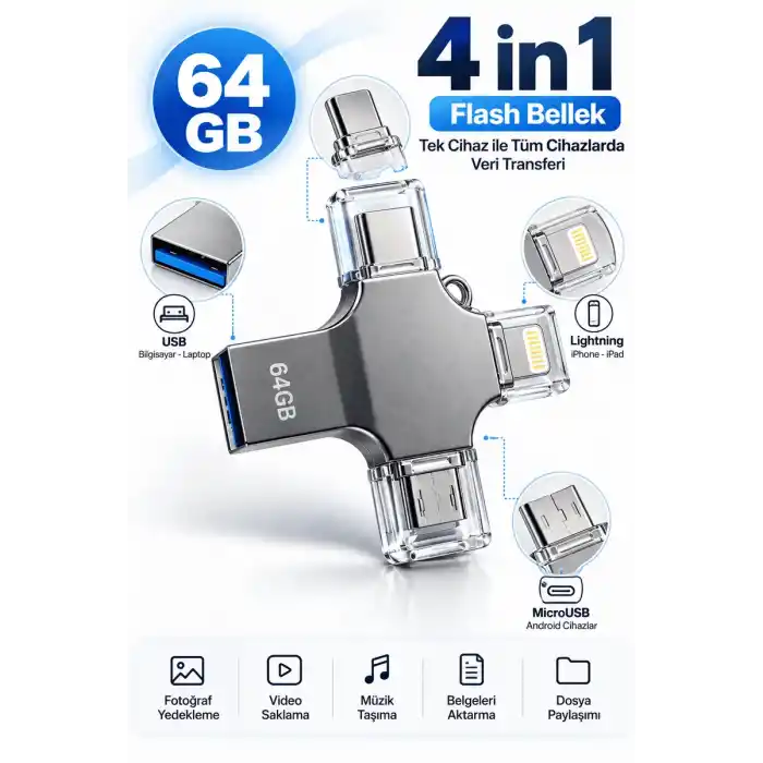 TCX 64 GB FLASH BELLEK