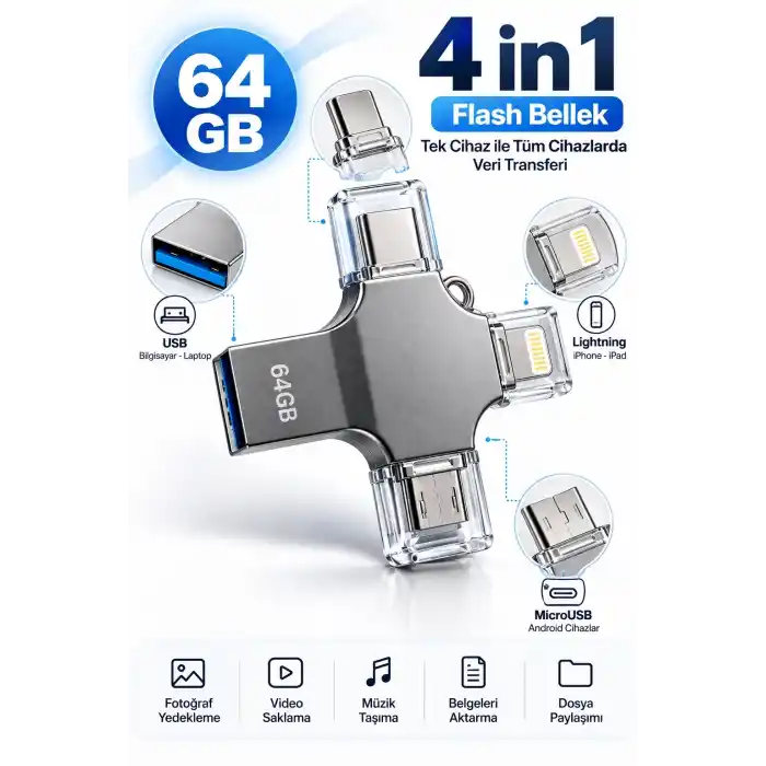 TCX 64 GB FLASH BELLEK