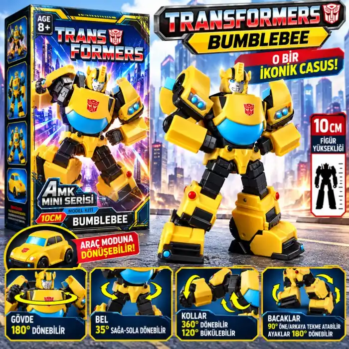 TCX 75323 FİGÜR TRANSFORMERS AMK MINI SERIES WAVE3 BUMBLEBEE TRNS