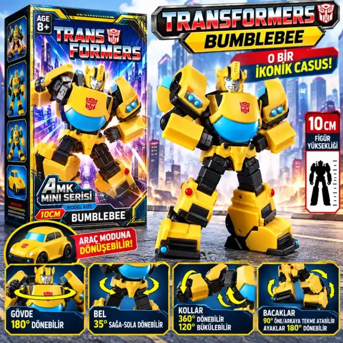 TCX ® 75323 FİGÜR TRANSFORMERS AMK MINI SERIES WAVE3 BUMBLEBEE TRNS