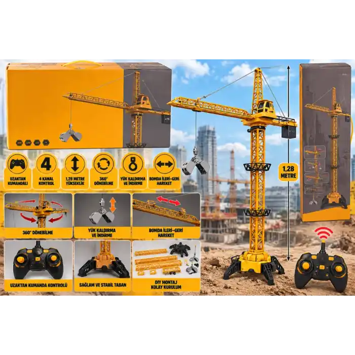 TCX 8089E ŞARJLI KULE VİNÇ