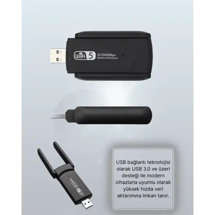 TCX AC1200 USB WiFi Adaptör