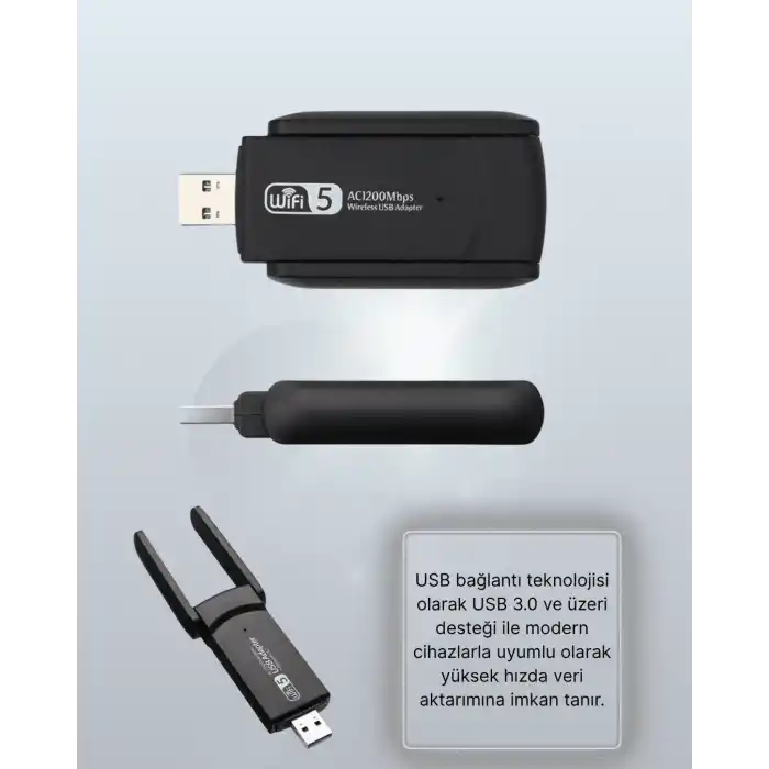 TCX AC1200 USB WiFi Adaptör