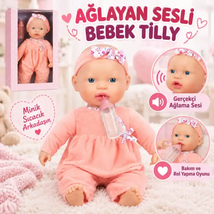 TCX Ağlayan Sesli Bebek