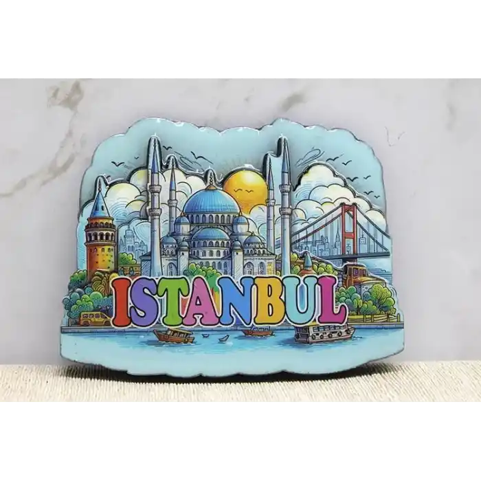 TCX Ahşap İstanbul Temalı Magnet TCX4360