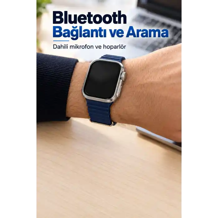TCX Akıllı Saat Bluetooth Aramalı ve 7 Kordonlu Set