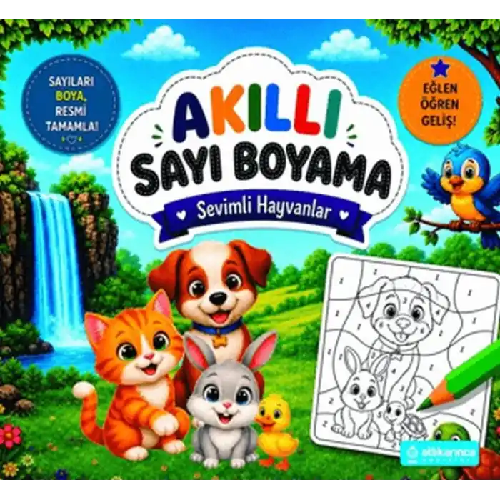 TCX Akıllı Sayı Boyama - Sevimli Hayvanlar