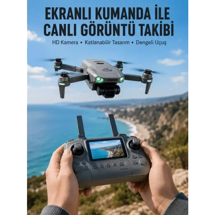 TCX Akıllı Sensörlü Drone Canlı Görüntü Aktarımlı
