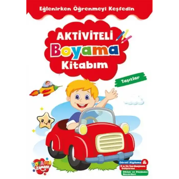 TCX Aktiviteli Boyama Kitabı Taşıtlar