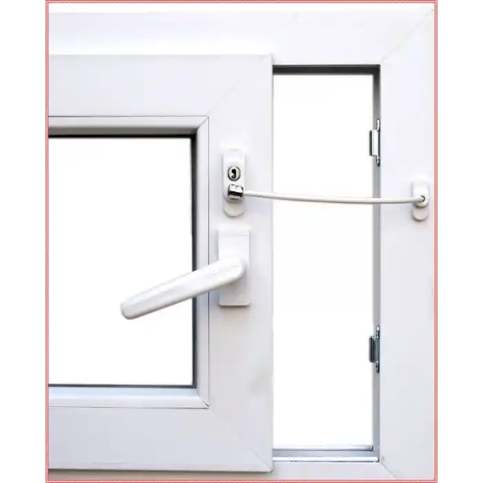 TCX Anahtarlı Halatlı Pvc Kapı Pencere Emniyet Kilidi