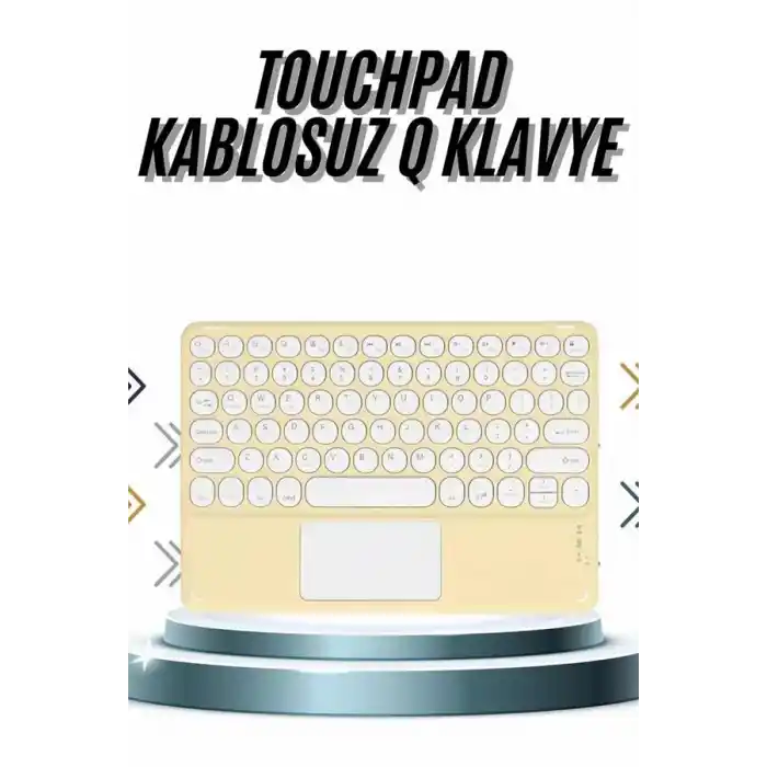 TCX Android Ve İos Uyumlu Bluetooth Klavye Touchpad Slim Kablosuz Wifi Q Klavye