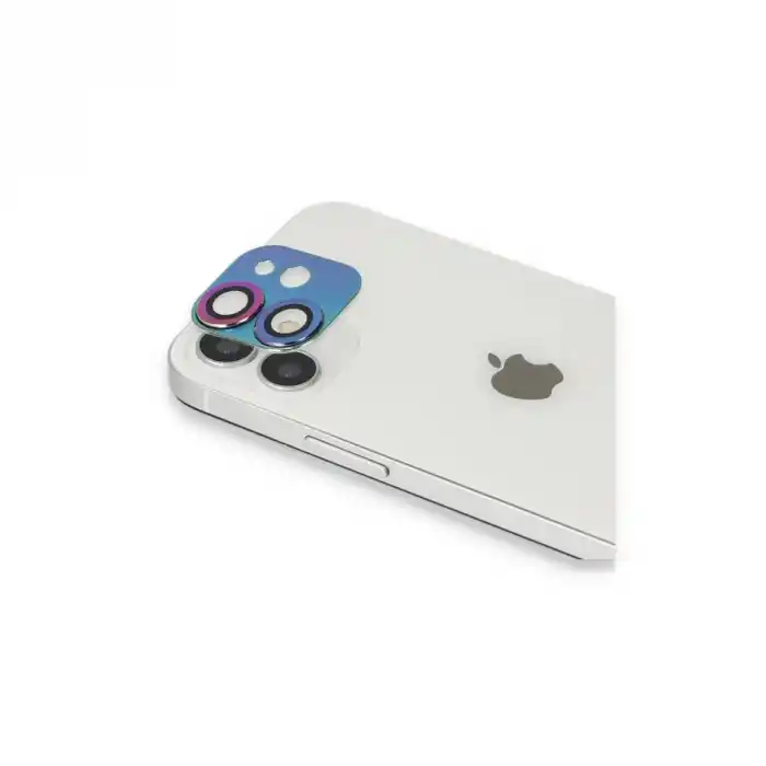 TCX Apple İphone 11 Pers Alüminyum Kamera Lens - Rainbow