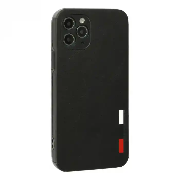 TCX Apple İphone 11 Pro Max Kılıf Loop Deri Silikon - Siyah