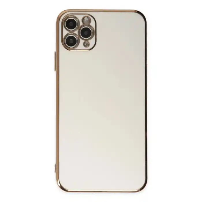 TCX Apple İphone 11 Pro Max Kılıf Volet Silikon - Beyaz