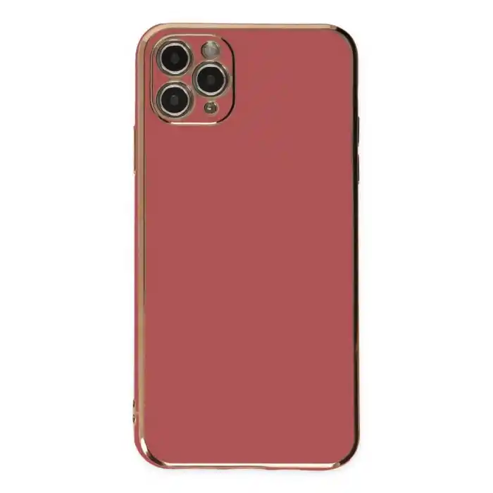 TCX Apple İphone 11 Pro Max Kılıf Volet Silikon - Kırmızı