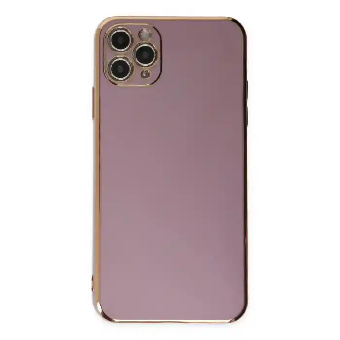 TCX Apple İphone 11 Pro Max Kılıf Volet Silikon - Mor