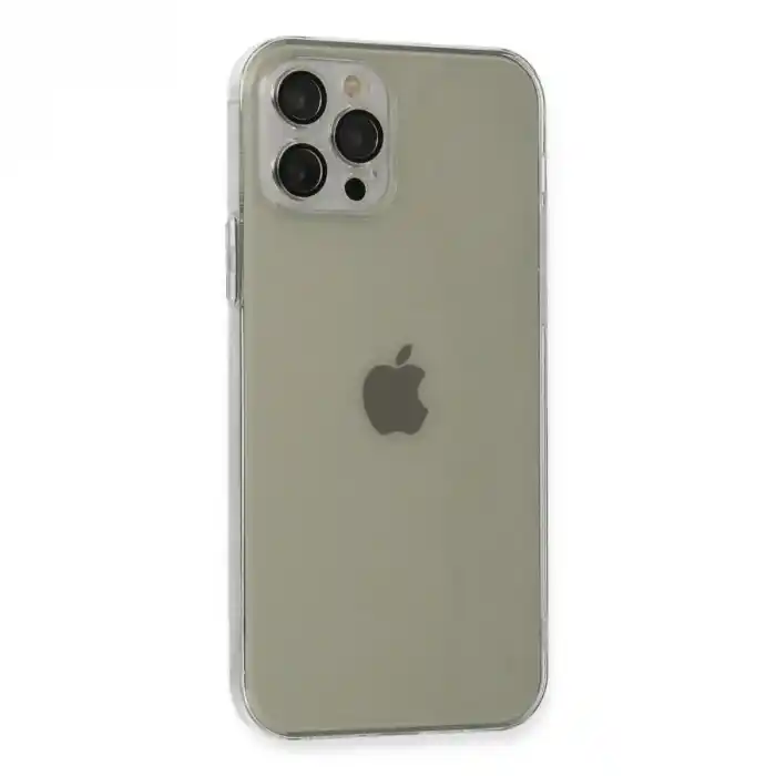 TCX Apple İphone 12 Pro Kılıf Fly Lens Silikon - Şeffaf