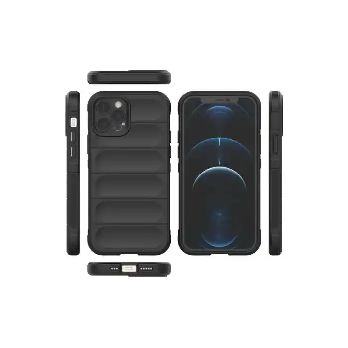 TCX Apple İphone 12 Pro Kılıf Optimum Silikon - Siyah