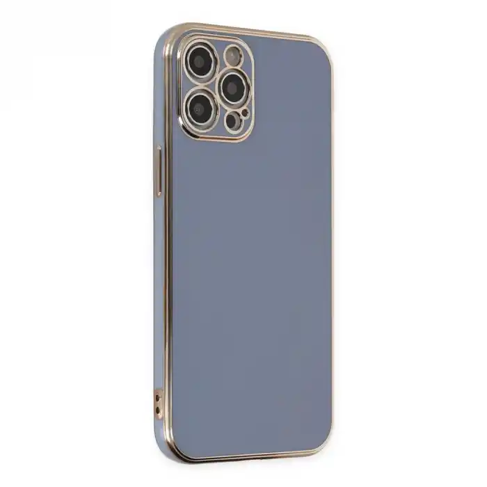 TCX Apple İphone 12 Pro Kılıf Volet Silikon - Mavi
