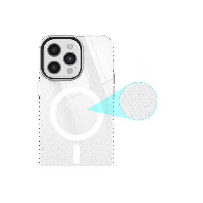 TCX Apple İphone 12 Pro Max Kılıf Beta Magneticsafe Silikon - Şeffaf