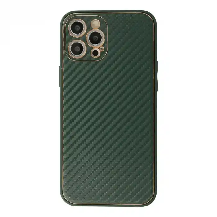 TCX Apple İphone 12 Pro Max Kılıf Coco Karbon Silikon - Yeşil