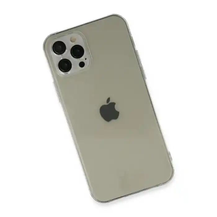 TCX Apple İphone 12 Pro Max Kılıf Fly Lens Silikon - Şeffaf