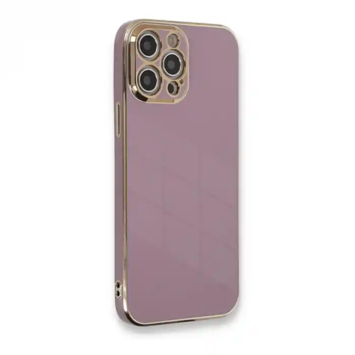 TCX Apple İphone 12 Pro Max Kılıf Volet Silikon - Mor