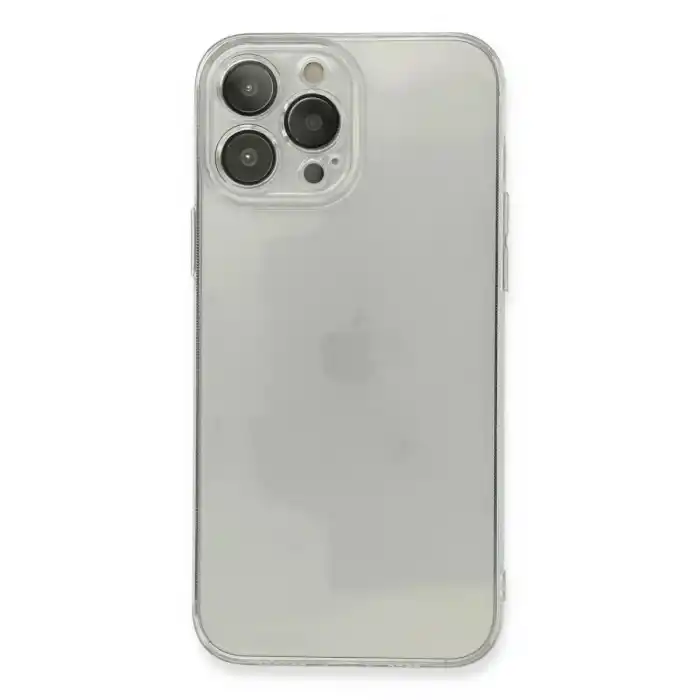 TCX Apple İphone 13 Pro Max Kılıf Fly Lens Silikon - Şeffaf