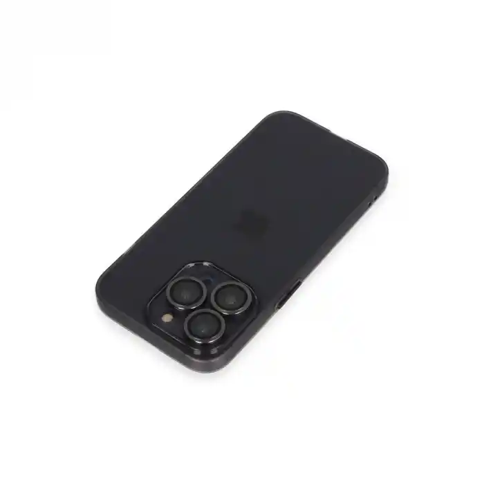 TCX Apple İphone 13 Pro Max Kılıf Luko Lens Silikon - Siyah