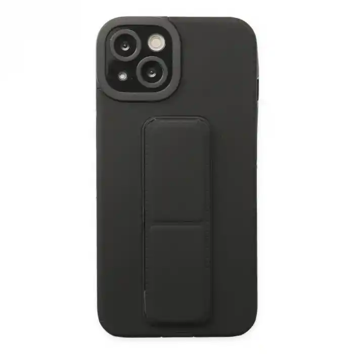 TCX Apple İphone 14 Plus Kılıf Mega Standlı Silikon - Siyah