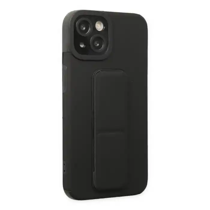 TCX Apple İphone 14 Plus Kılıf Mega Standlı Silikon - Siyah