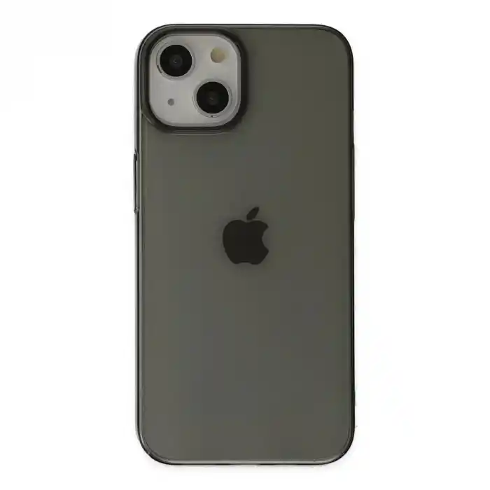 TCX Apple İphone 14 Plus Kılıf Pc Sert Şeffaf Kapak - Siyah