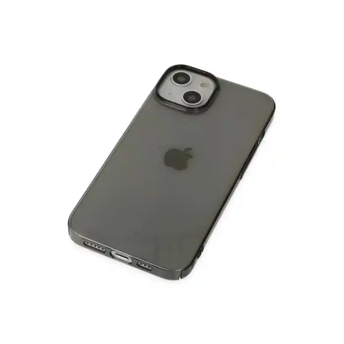 TCX Apple İphone 14 Plus Kılıf Pc Sert Şeffaf Kapak - Siyah