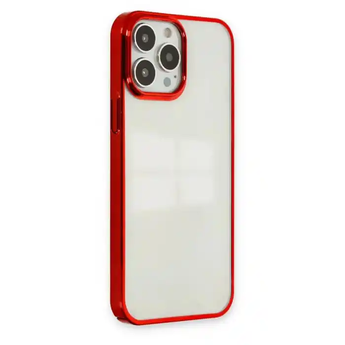 TCX Apple İphone 14 Pro Max Kılıf Element Silikon - Kırmızı