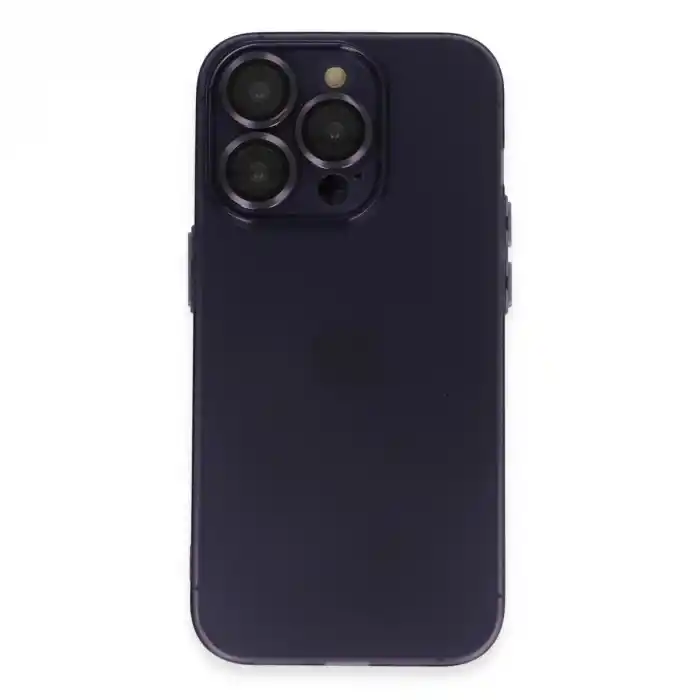 TCX Apple İphone 14 Pro Max Kılıf Luko Lens Silikon - Siyah