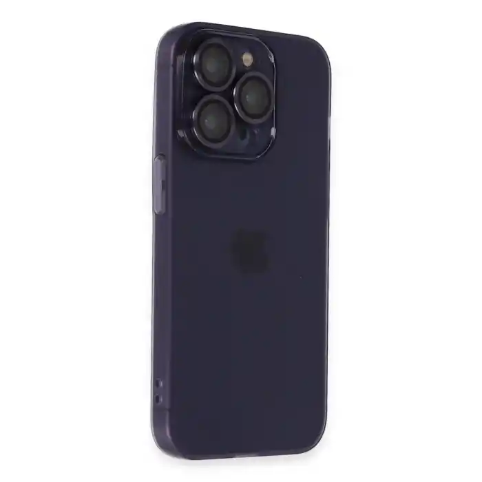 TCX Apple İphone 14 Pro Max Kılıf Luko Lens Silikon - Siyah
