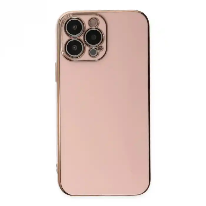 TCX Apple İphone 14 Pro Max Kılıf Volet Silikon - Pembe