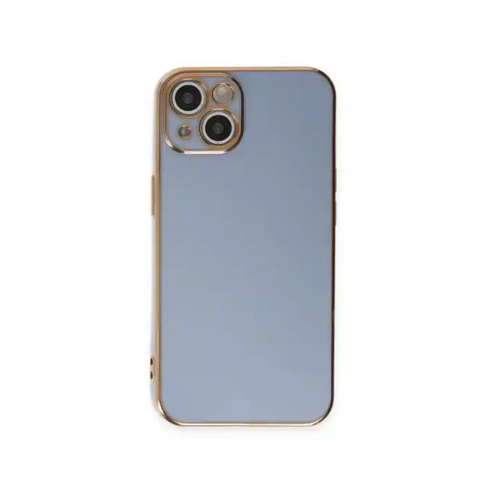 TCX Apple İphone 15 Kılıf Volet Silikon - Mavi