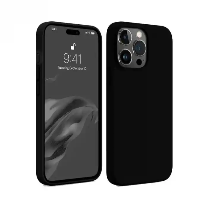 TCX Apple İphone 15 Pro Kılıf First Silikon - Siyah