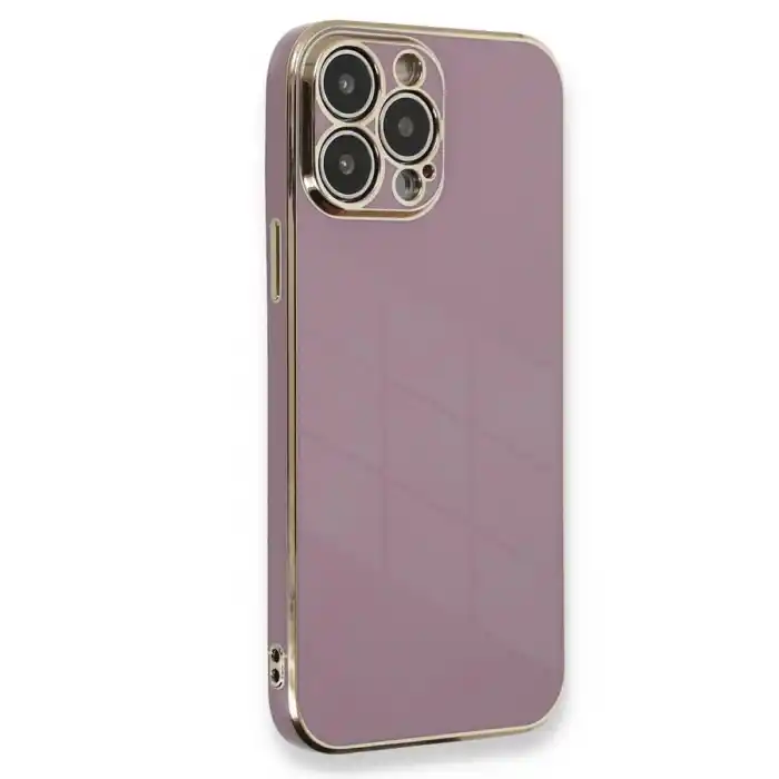 TCX Apple İphone 15 Pro Kılıf Volet Silikon - Mor
